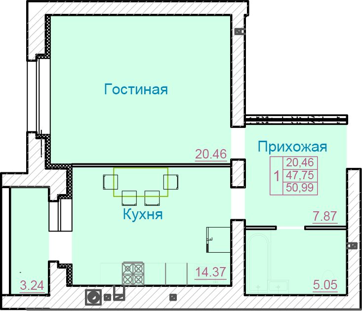 План квартиры