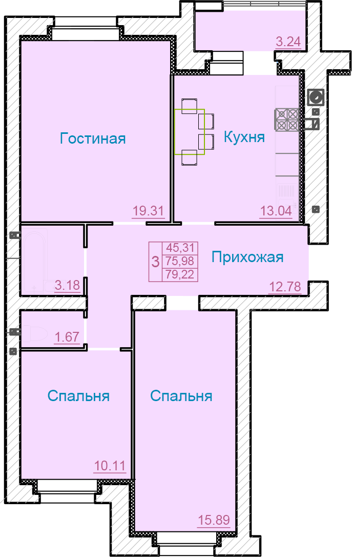 План квартиры