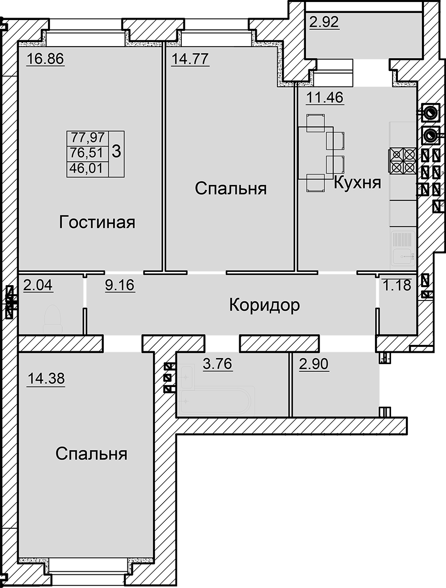 План квартиры