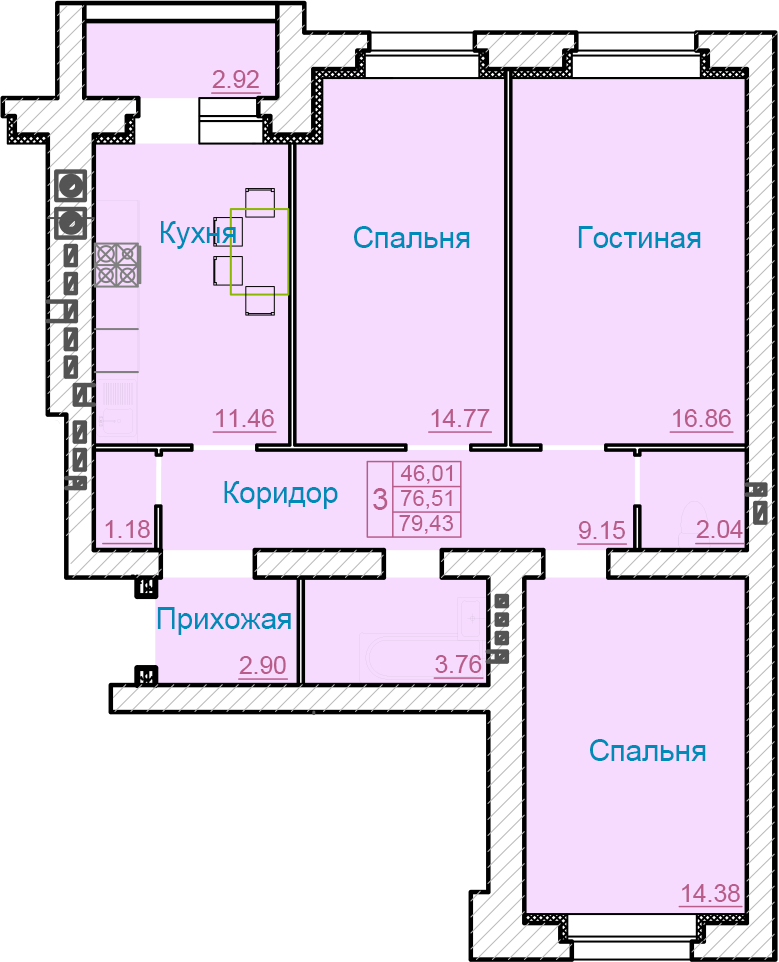 План квартиры
